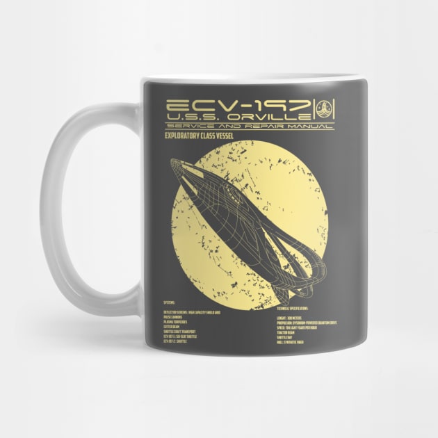 USS ORVILLE ECV-197 SERVICE AND REPAIR MANUAL by KARMADESIGNER T-SHIRT SHOP